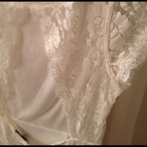 Price Reduced! NWT Lace Ivory Dress - Picture 1 of 4