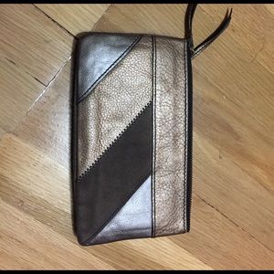FOSSIL WALLET/CLUTCH ALL LEATHER