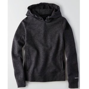 AEO ACTIVE FLEX HOODIE - DARK GREY