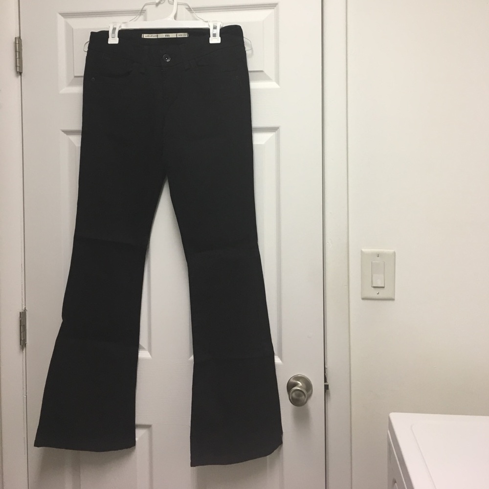 Cute Topshop black bootcut jeans. NWOT