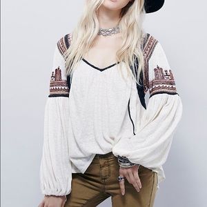 Free People Snow kisses blouse