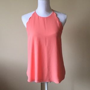 EUC // Scalloped Halter Tank