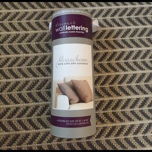 Designer Wall Lettering Black & Silver