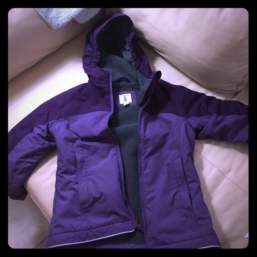 SALE!! Purple Girl's Size 6x Land's End Coat