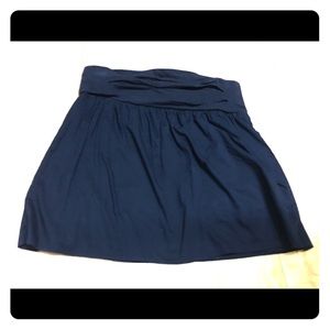 LOFT Navy blue mini skirt size M