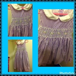 Super cute smocked girls dress