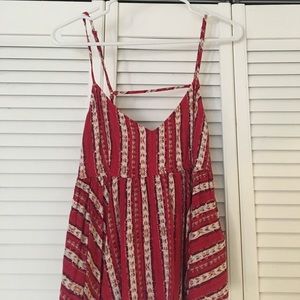 Tank with cut out back