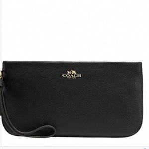 Coach Leather Wristlet