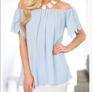 Off the shoulder blouse NWT