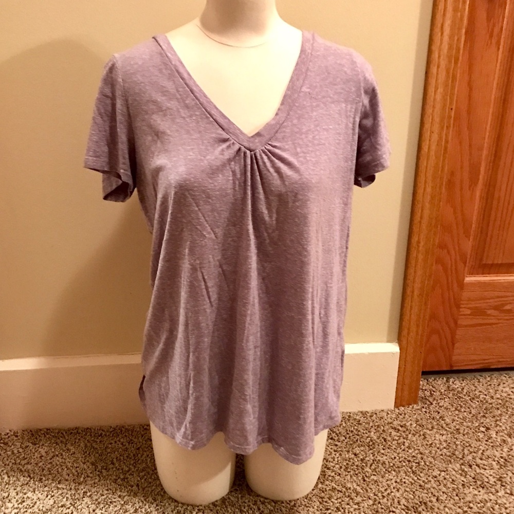 Lavender maternity top