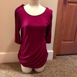 Pink/purple maternity top