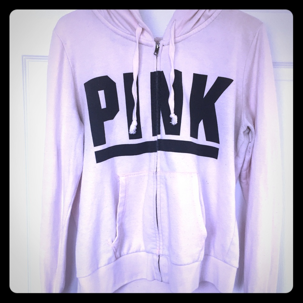 PINK zip up hoodie