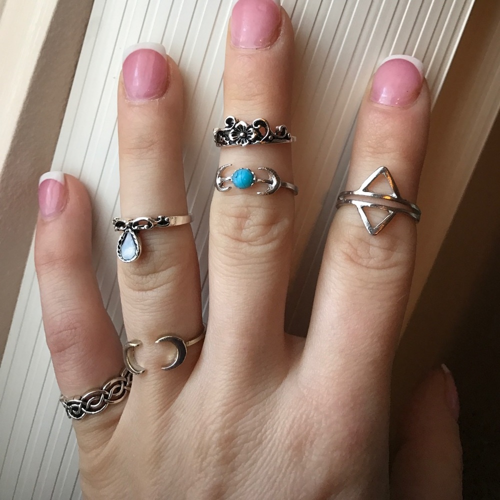 6 Piece Ring Set