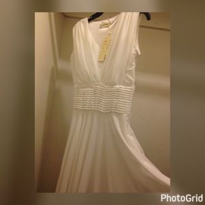 Beautiful women's white dress