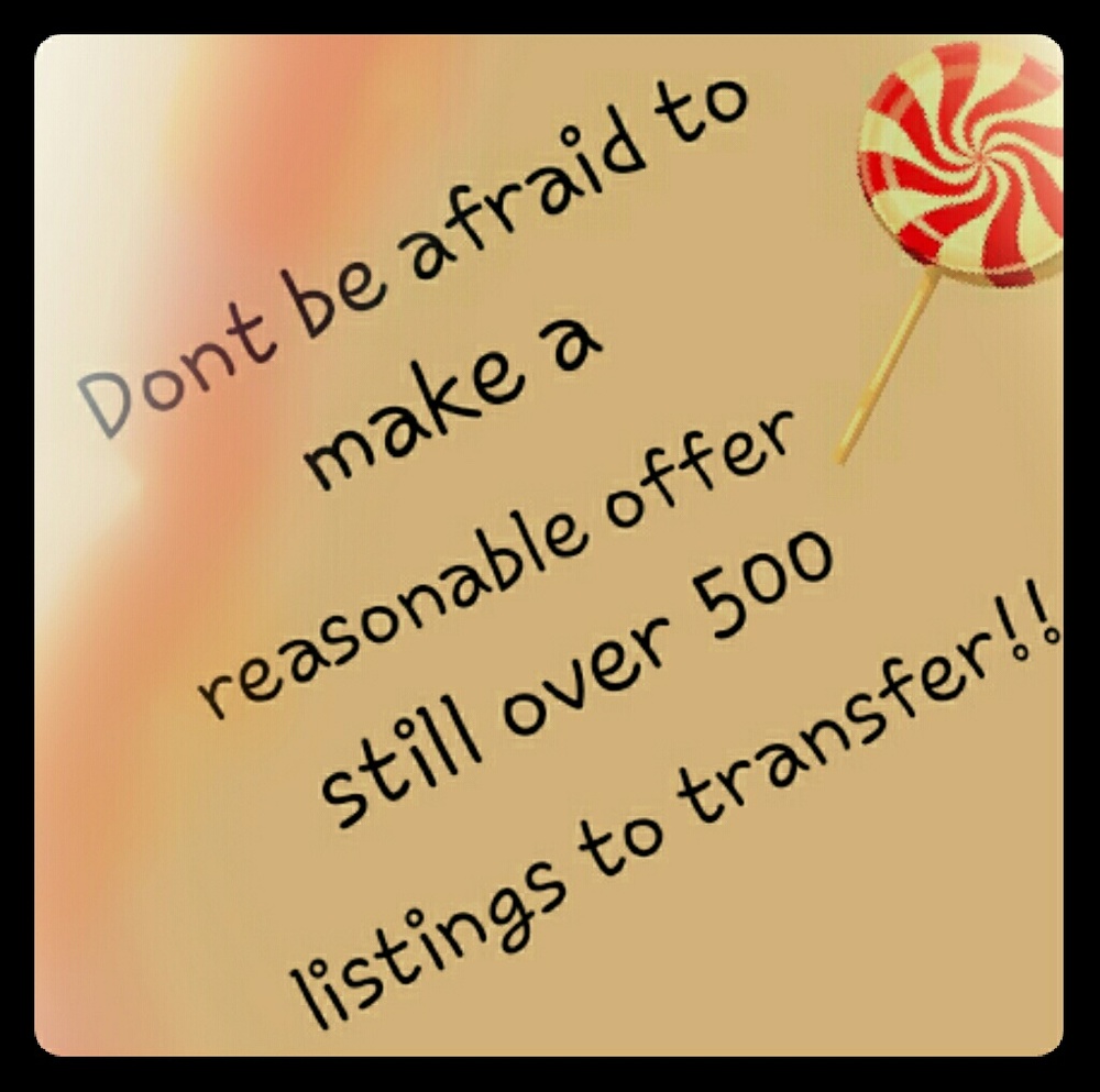 Reasonable offers always considered