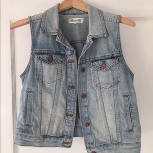 Madewell Jean Vest