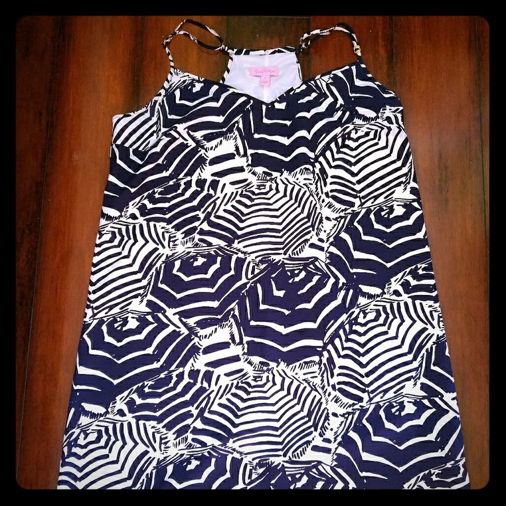 Lilly Pulitzer Silk Racerback Umbrella Dress