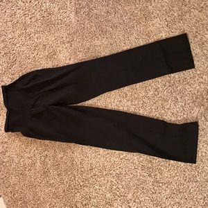 Black maternity dress pants
