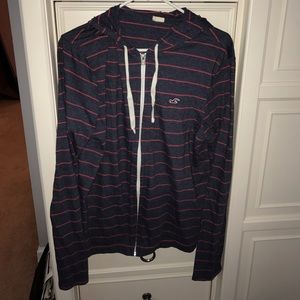 Hollister zip up lightweight