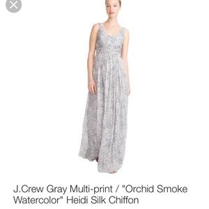 J Crew Heidi bridesmaid dress in orchid smoke