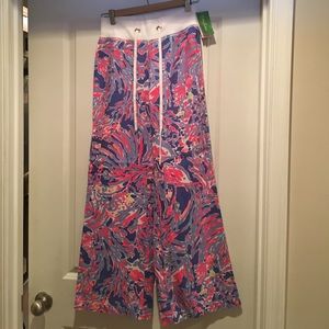 Lilly Pulitzer Beach Pant XS Iris Blue