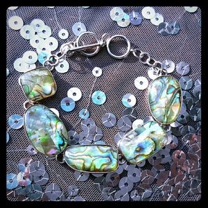 Abalone Shell Link Bracelet