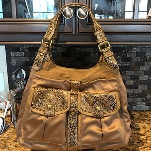 Gold Coach handbag!