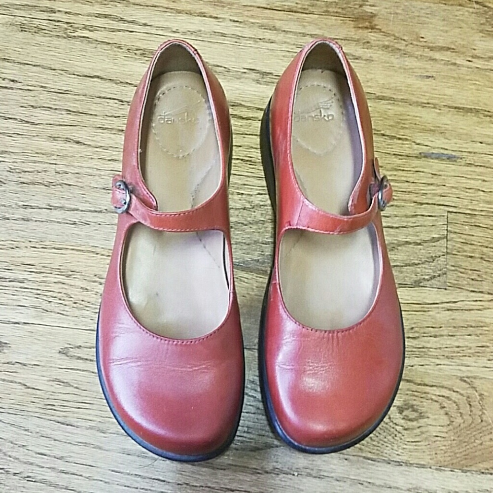 Red Dansko Shoes