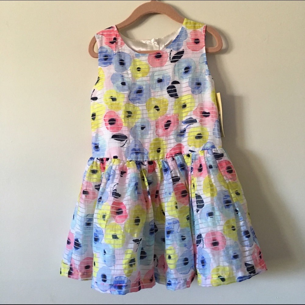 Cherokee Watercolor Floral Dress