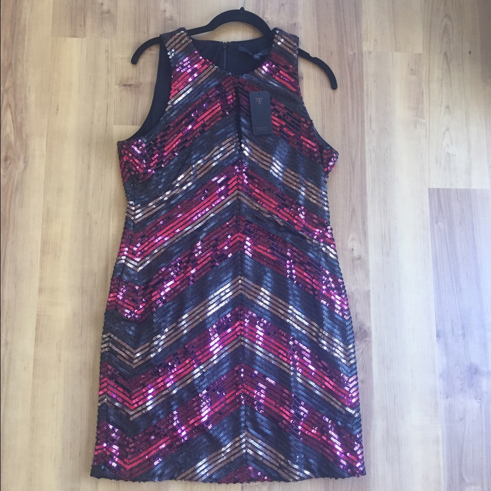 NWT Guess Chevron Minidress