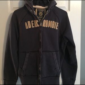 Men's hooded sweatshirt.