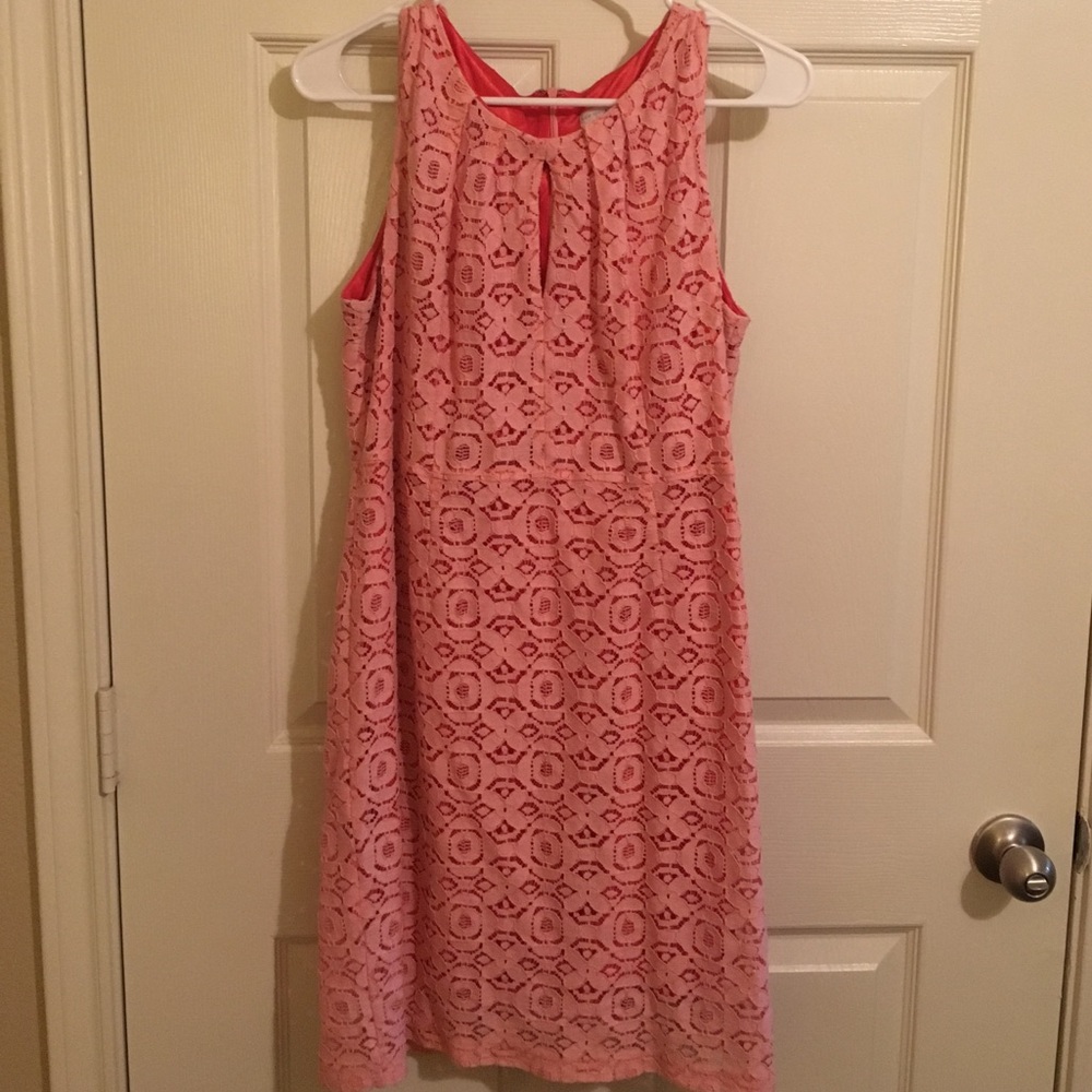 Light pink lace dress