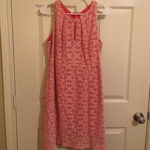 Light pink lace dress