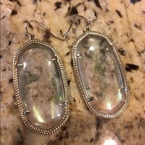 Kendra Scott Clear Iridescent Danielle Earrings