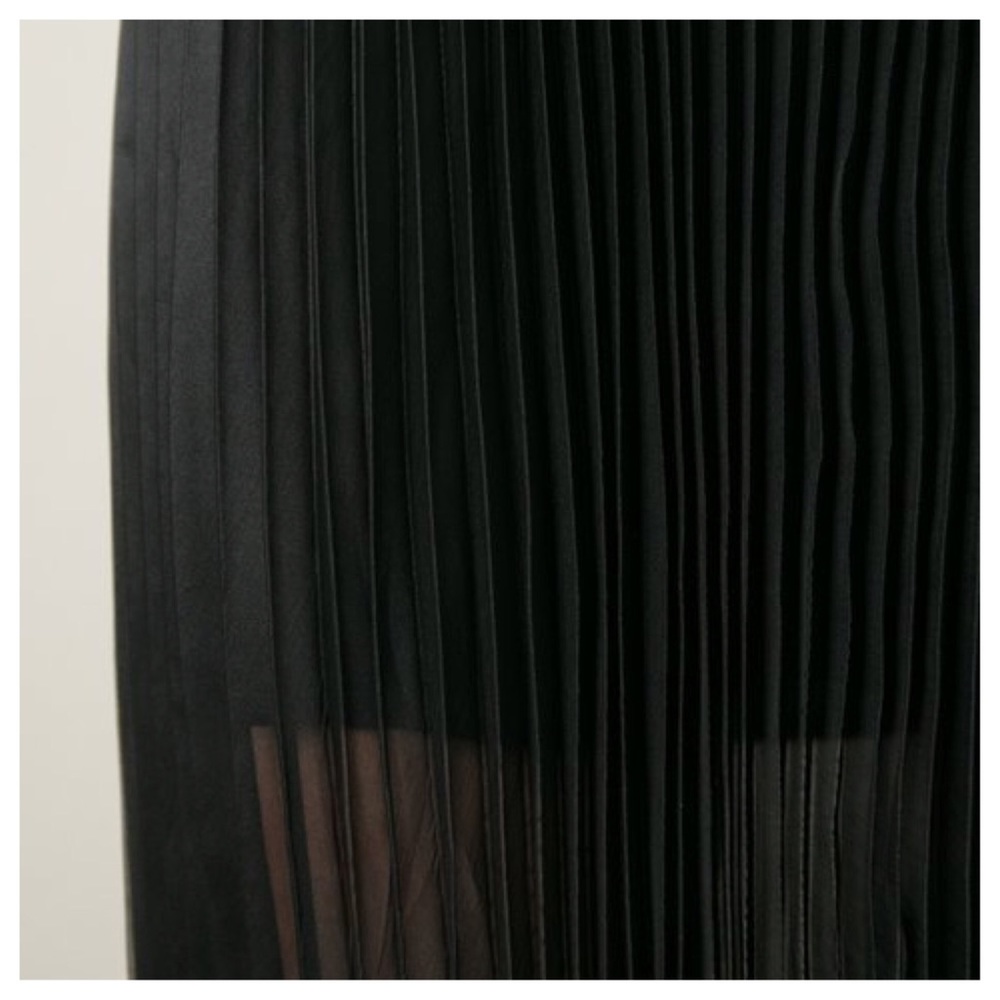 SOLD Yang Li Pleated Silk Organza Maxi Skirt - Picture 3 of 4