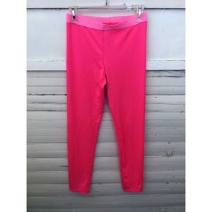 HOT PINK Champion leggings - rave/80s