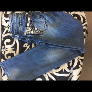 Miss Me jeans.. bling!!! Size 24 bootcut