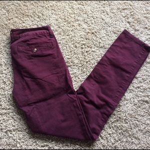 NWOT American Eagle maroon pants