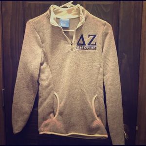 Delta Zeta Charles River slim zip up
