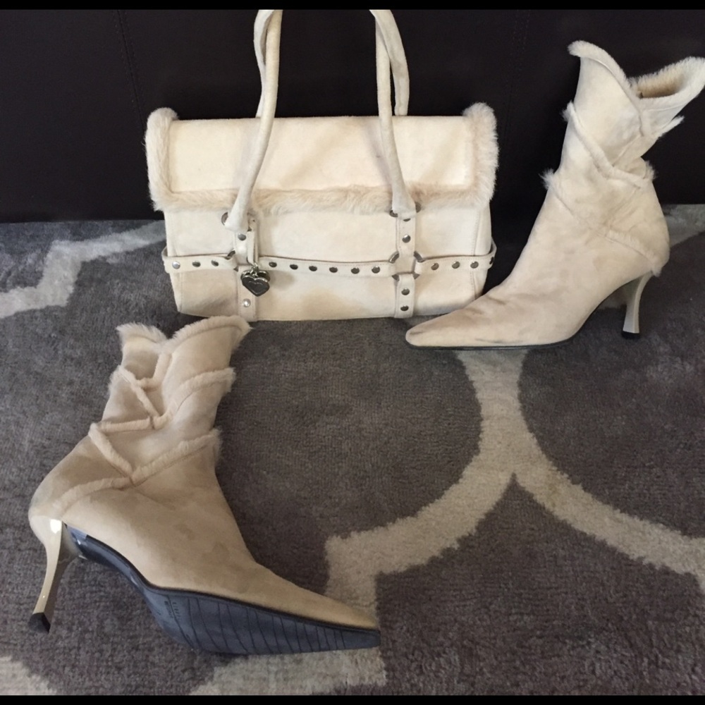 Stuart Weitzman Purse and boot set