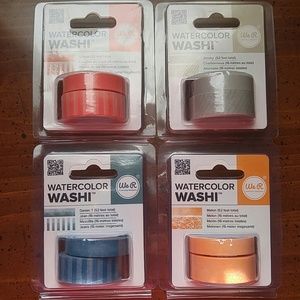 8 rolls We R memory keepers Watercolor Washi tape