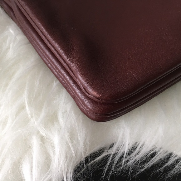 Celine Small Mahogany Acajou Brown Trio Bag - Picture 3 of 6