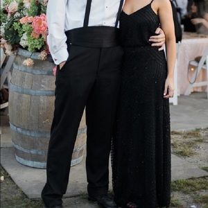 Black Adrianna Papell Gown