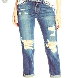 Joe's Jeans cropped distressed