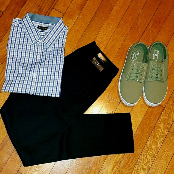 🔴Sale🔴H&M Men's Black Slim fit dress pants - Picture 2 of 2