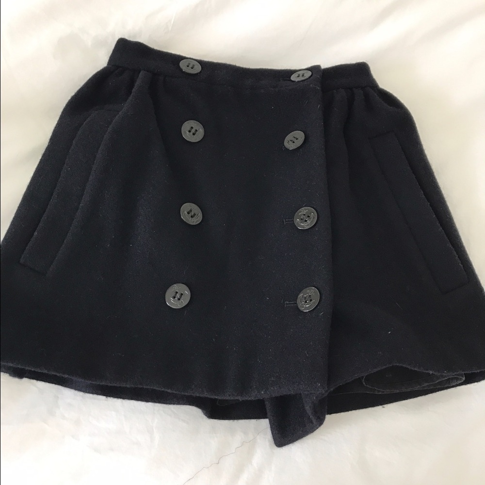 Opening ceremony navy short skirt