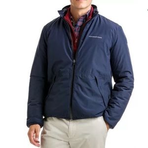 Vineyard Vines Navy Waterproof Golf Jacket Coat