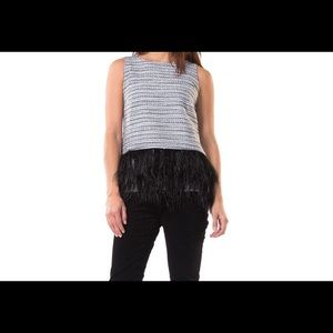 New! Sail to Sable Feather & Tweed top