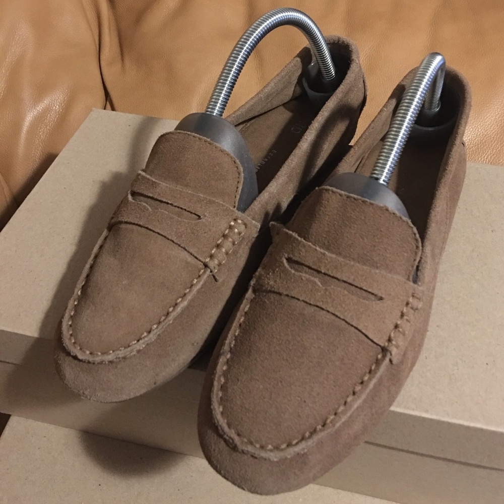 Gap suede driving moccasins.