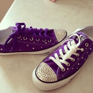Bling converse! You choose color! Prom Season!